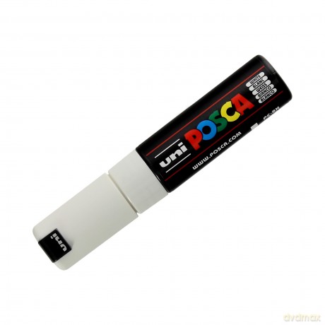 Marker PC-8K biały Posca Uni paczka 6 szt.