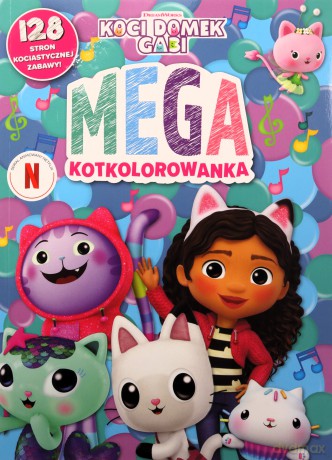 Mega KOTkolorowanka. Koci Domek Gabi [KSIĄŻKA]