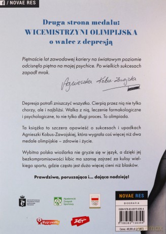 Mój wyścig z depresją - Agnieszka Kobus-Zawojska, Mateusz Ligęza [KSIĄŻKA]