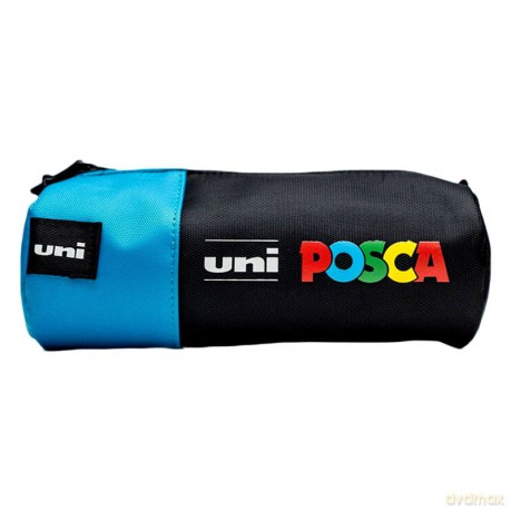 Piórnik tuba niebieski Posca Uni