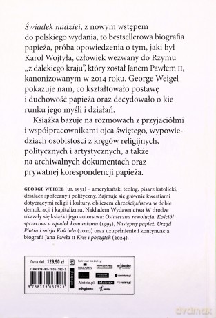 Świadek nadziei. Biografia papieża Jana Pawła II - George Weigel [KSIĄŻKA]