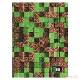 Teczka A4 z gumką Pixel Cubes paczka 10 szt.