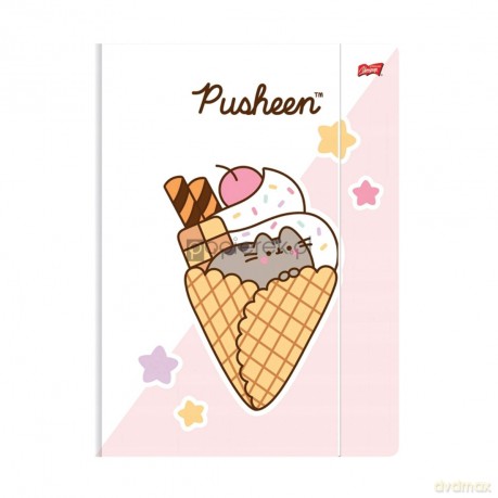 Teczka A4 z gumką Pusheen
