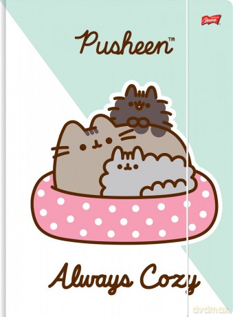 Teczka A4 z gumką Pusheen