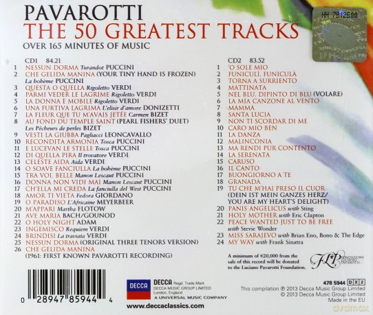 Luciano Pavarotti: The 50 Greatest Tracks [2CD]