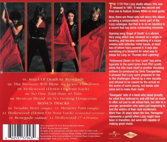 Thin Lizzy: Renegade [CD]