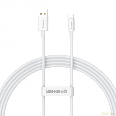 Baseus kabel Superior USB - USB-C 1,5m biały 100W