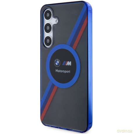 BMW nakładka do Samsung Galaxy S24 czarna Motorsport IML Circle MagSafe