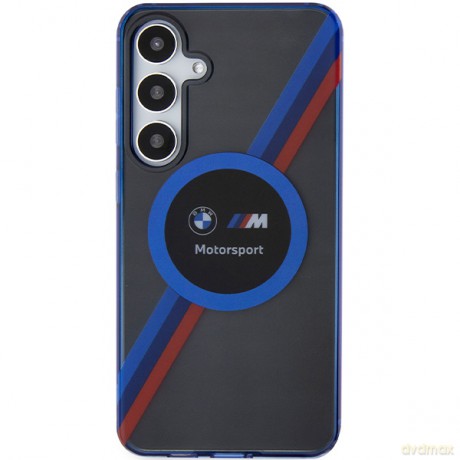 BMW nakładka do Samsung Galaxy S24 czarna Motorsport IML Circle MagSafe