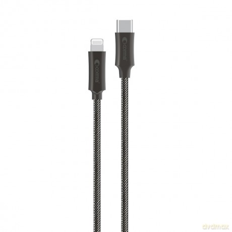 Comma kabel Jub MFi USB-C - Lightning 3A 1,5m szary