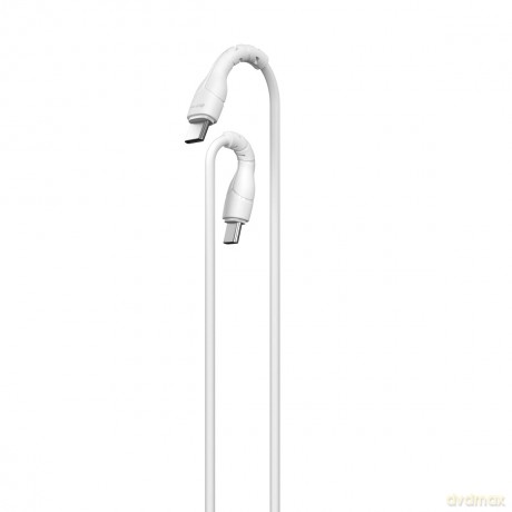 Devia kabel Kintone USB-C - USB-C 1,0 m 3A biały zestaw 30 szt