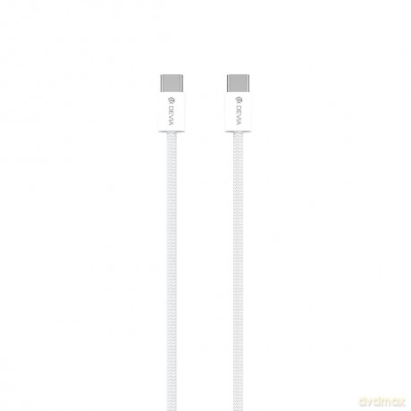 Devia kabel Smart PD USB-C - USB-C 1,0 m 60W 3A biały