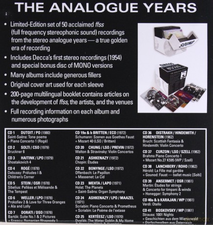 Decca Sound The Analogue Years [54CD]