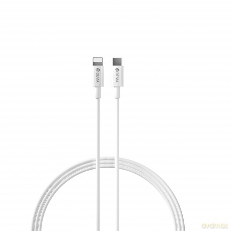 Devia ładowarka sieciowa Smart PD 20W 1x USB-C biała + kabel Lightning - USB-C V2
