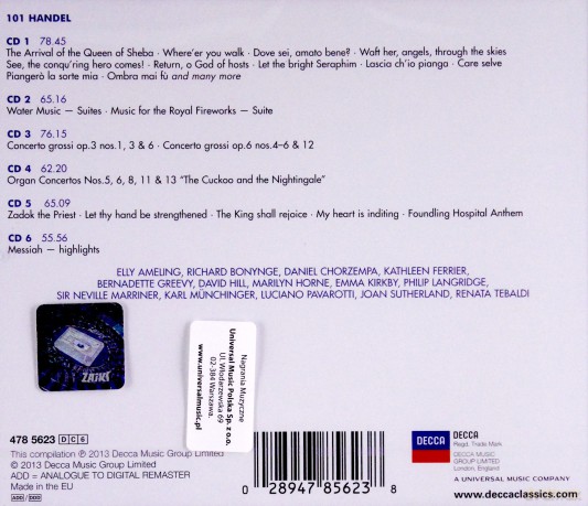 Handel 101 [6CD]