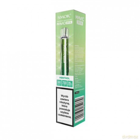 E-papieros jednorazowy Smok Mavic Crystal Menthol 20mg 1 sztuka TTT