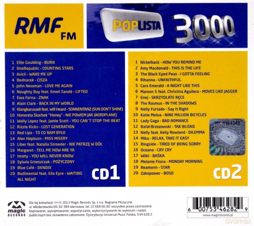 Rmf Poplista 3000 (digipack) [2CD]