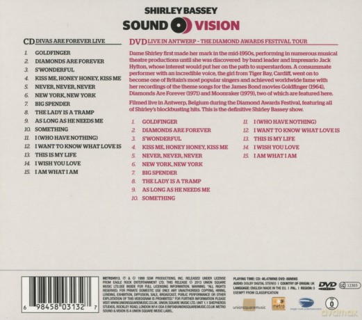Shirley Bassey: Divas Are Forever (digipack) [CD]+[DVD]
