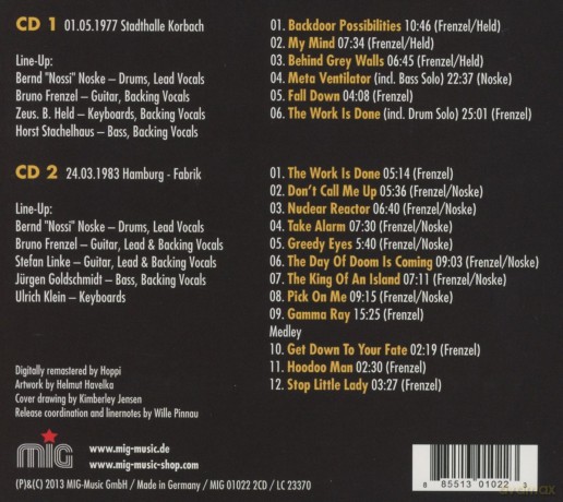 Birth Control: Two Eggs Two Concerts (digipack) [2CD]