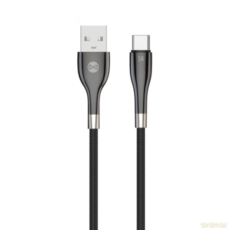 Forever kabel Sleek USB - USB-C 1,0 m 3A czarny