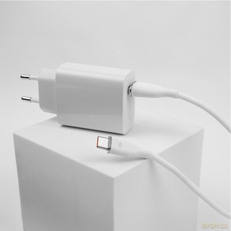 Forever kabel USB - USB-C 1,0 m 6A biały