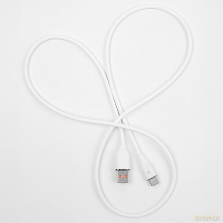 Forever kabel USB - USB-C 1,0 m 6A biały