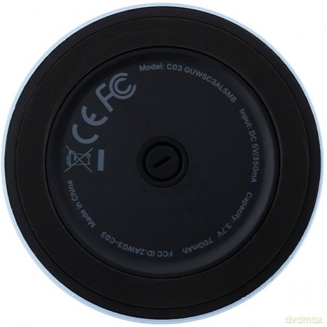 Guess głośnik Bluetooth GUWSC3ALSMB STAND MAGNETIC SCRIPT METAL niebieski