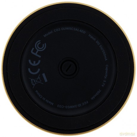 Guess głośnik Bluetooth GUWSC3ALSMD STAND MAGNETIC SCRIPT METAL złoty