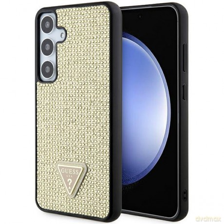 Guess nakładka do Samsung Galaxy S24 GUHCS24SHDGPPD złota HC RHINESTONE TRIANGLE