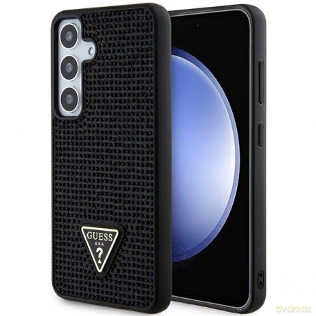 Guess nakładka do Samsung Galaxy S24 GUHCS24SHDGPPK czarna HC RHINESTONE TRIANGLE