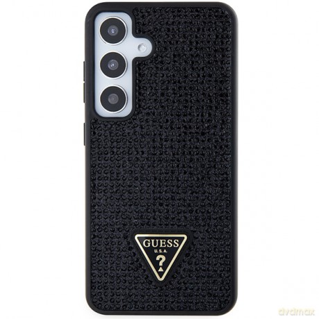 Guess nakładka do Samsung Galaxy S24 GUHCS24SHDGPPK czarna HC RHINESTONE TRIANGLE