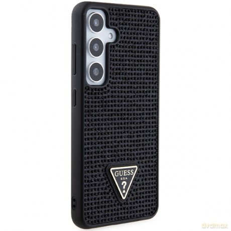 Guess nakładka do Samsung Galaxy S24 GUHCS24SHDGPPK czarna HC RHINESTONE TRIANGLE
