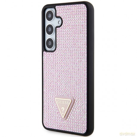 Guess nakładka do Samsung Galaxy S24 GUHCS24SHDGPPP różowa HC RHINESTONE TRIANGLE