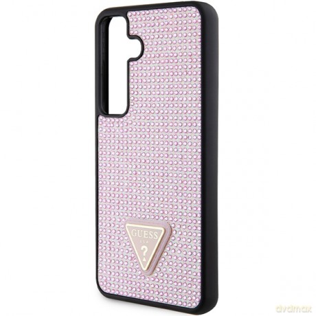 Guess nakładka do Samsung Galaxy S24 GUHCS24SHDGPPP różowa HC RHINESTONE TRIANGLE