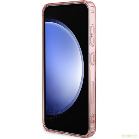 Guess nakładka do Samsung Galaxy S24 GUHMS24SHFWFCP różowa HC MAGSAFE IML FLOWERS WREATH