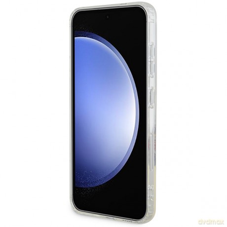 Guess nakładka do Samsung Galaxy S24 GUHMS24SHFWFCT transparentna HC MAGSAFE IML FLOWERS WREATH