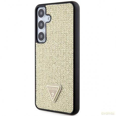 Guess nakładka do Samsung Galaxy S24 Plus GUHCS24MHDGPPD złota HC RHINESTONE TRIANGLE