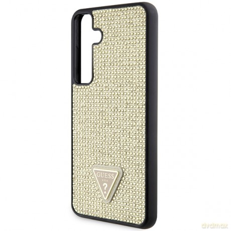 Guess nakładka do Samsung Galaxy S24 Plus GUHCS24MHDGPPD złota HC RHINESTONE TRIANGLE