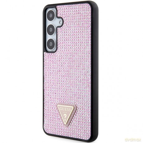 Guess nakładka do Samsung Galaxy S24 Plus GUHCS24MHDGPPP różowa HC RHINESTONE TRIANGLE