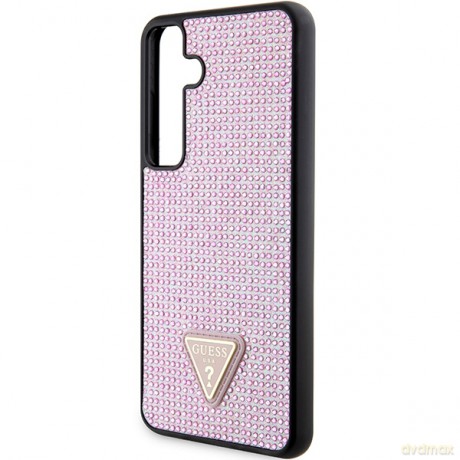 Guess nakładka do Samsung Galaxy S24 Plus GUHCS24MHDGPPP różowa HC RHINESTONE TRIANGLE
