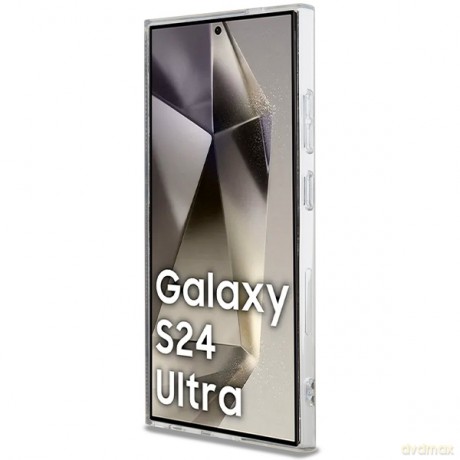 Guess nakładka do Samsung Galaxy S24 Ultra GUHCS24LH4PSEGW brązowa HC IML 4G gold STRIPE