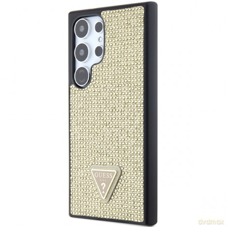 Guess nakładka do Samsung Galaxy S24 Ultra GUHCS24LHDGPPD złota HC RHINESTONE TRIANGLE