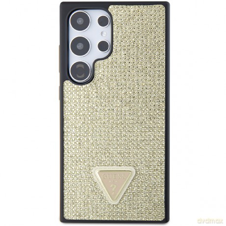 Guess nakładka do Samsung Galaxy S24 Ultra GUHCS24LHDGPPD złota HC RHINESTONE TRIANGLE