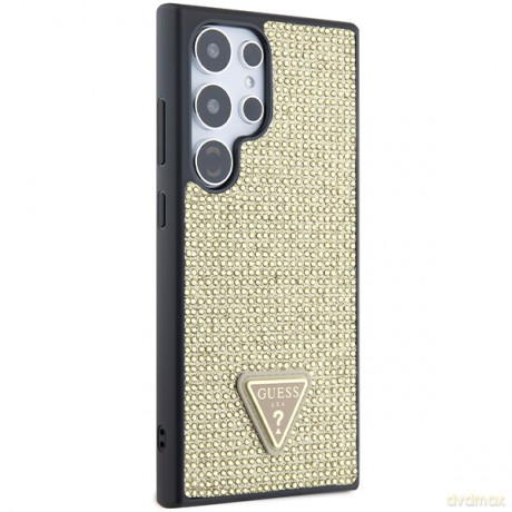 Guess nakładka do Samsung Galaxy S24 Ultra GUHCS24LHDGPPD złota HC RHINESTONE TRIANGLE
