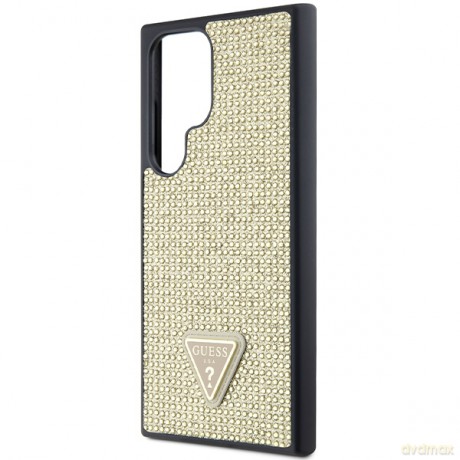 Guess nakładka do Samsung Galaxy S24 Ultra GUHCS24LHDGPPD złota HC RHINESTONE TRIANGLE