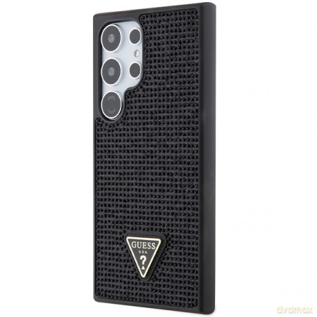 Guess nakładka do Samsung Galaxy S24 Ultra GUHCS24LHDGPPK czarna HC RHINESTONE TRIANGLE