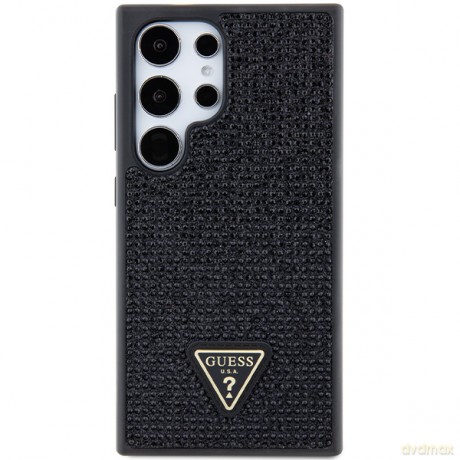 Guess nakładka do Samsung Galaxy S24 Ultra GUHCS24LHDGPPK czarna HC RHINESTONE TRIANGLE