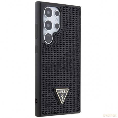 Guess nakładka do Samsung Galaxy S24 Ultra GUHCS24LHDGPPK czarna HC RHINESTONE TRIANGLE