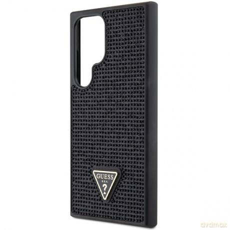 Guess nakładka do Samsung Galaxy S24 Ultra GUHCS24LHDGPPK czarna HC RHINESTONE TRIANGLE