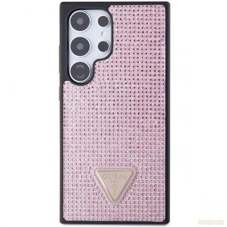 Guess nakładka do Samsung Galaxy S24 Ultra GUHCS24LHDGPPP różowa HC RHINESTONE TRIANGLE